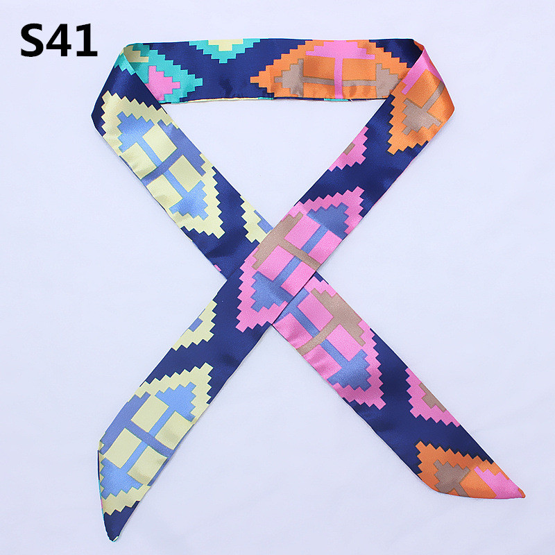 47 cores marca bandana pequeno - Silk Scarf Square avaliação e preço