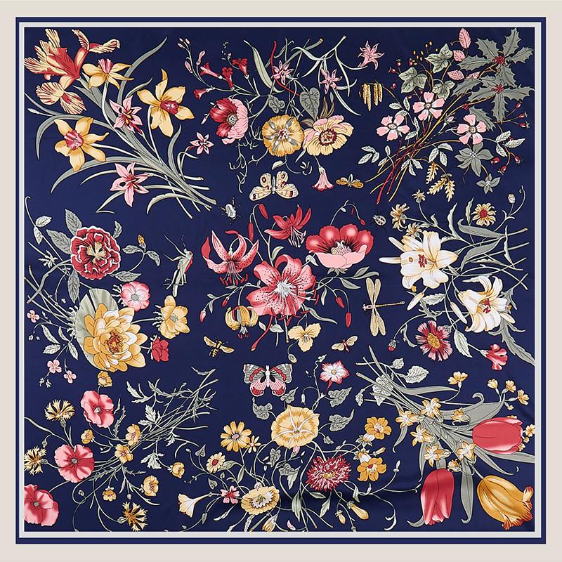 Pobing sarja lenço de seda fem - Silk Scarf Square avaliação e preço