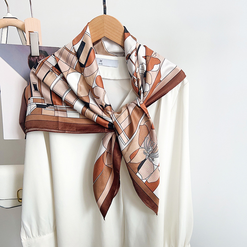 2026 Novo Lenço Quadrado de Se - Silk Scarf Square avaliação e preço